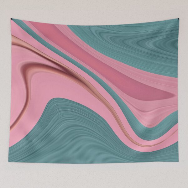 Item preview, pink turquoise agate slice background designed and sold by AlinNova.