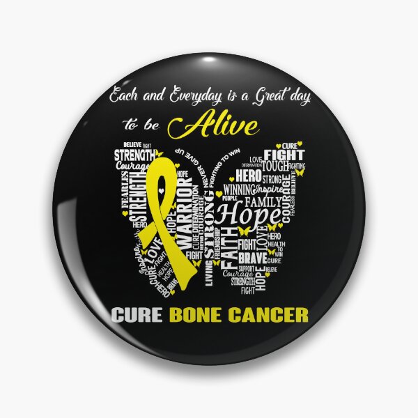 Item preview, Butterfly Ribbon Cure Bone Cancer Awareness designed and sold by Tadmab.