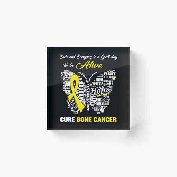 Item preview, Butterfly Ribbon Cure Bone Cancer Awareness designed and sold by Tadmab.
