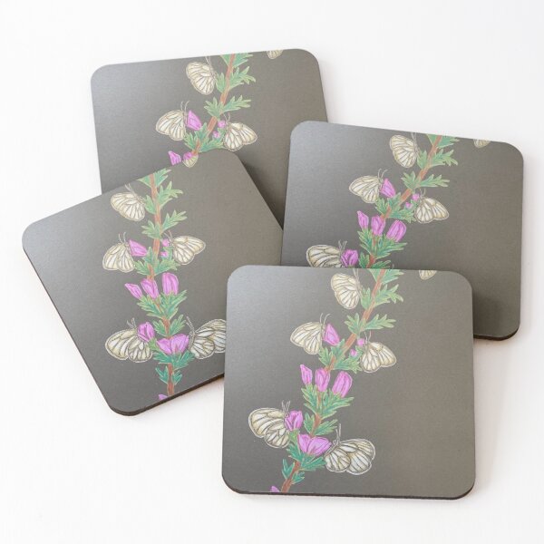 Item preview, White Butterflies With Purple Flowers  designed and sold by LuvbuzzArt.