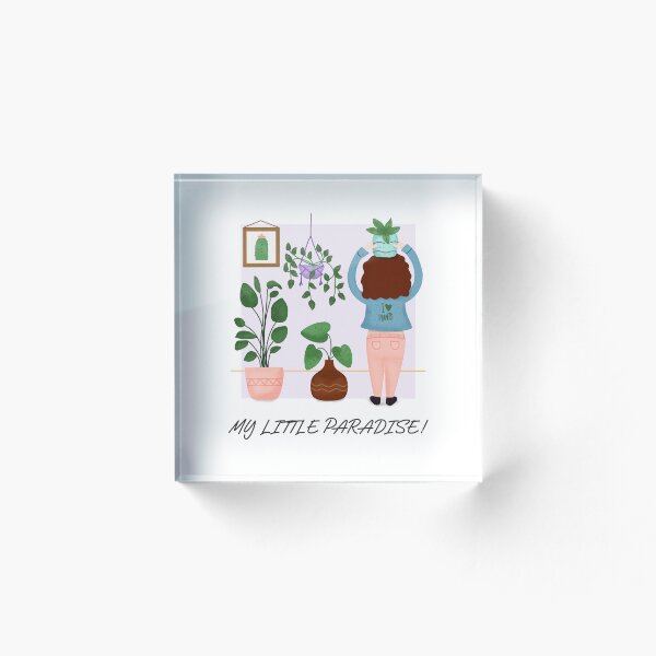 Aperçu de l'œuvre Amoureux des plantes | Mon Petit Paradis | Plantes d'amour créée et vendue par AllThingsPuffa.