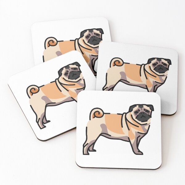 Item preview, Pug dog breed designed and sold by backwooddesign.