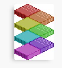 Isometric Rainbow Canvas Print