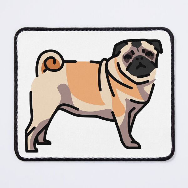 Item preview, Pug dog breed designed and sold by backwooddesign.