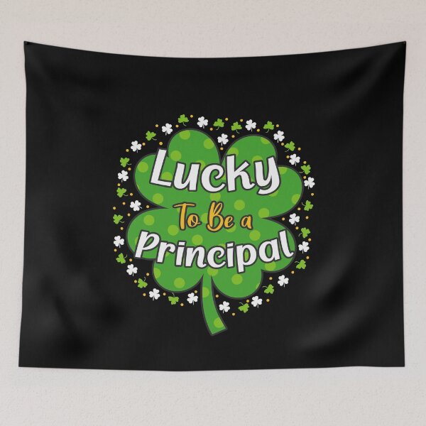 Item preview, Lucky To Be A Principal Shamrock St Patricks Day Gift designed and sold by TeeDesignsStore.