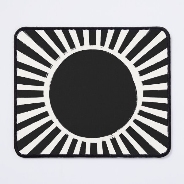 Item preview, Black and White Sun Boho Scandi Shapes designed and sold by trajeado14.