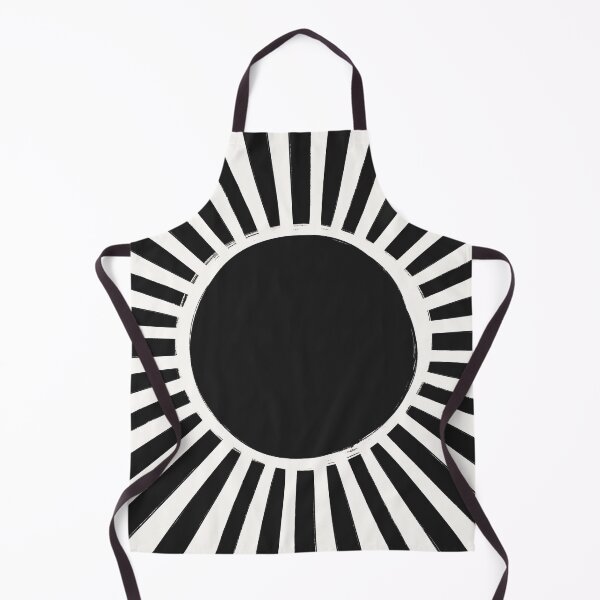 Item preview, Black and White Sun Boho Scandi Shapes designed and sold by trajeado14.