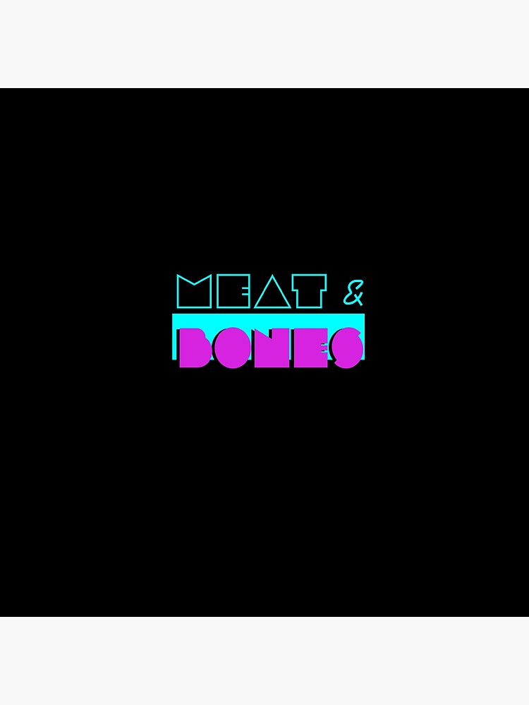 "Meat & Bones Miami Vice Logo" Poster for Sale by MeatandBones Redbubble