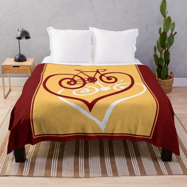 Item preview, BIKING LOVE : Abstract Heart Bicycle Print designed and sold by posterbobs.