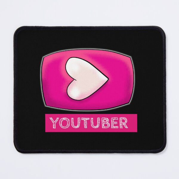 Item preview, YouTuber Heart Play Button designed and sold by Imaginessa.