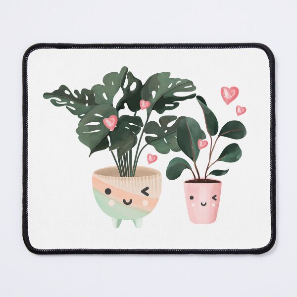 Item preview,  Cute & Adorable Watercolor Kawaii  Potted Plants  designed and sold by Moodthology.