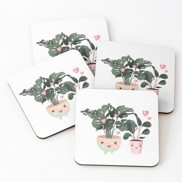 Item preview,  Cute & Adorable Watercolor Kawaii  Potted Plants  designed and sold by Moodthology.