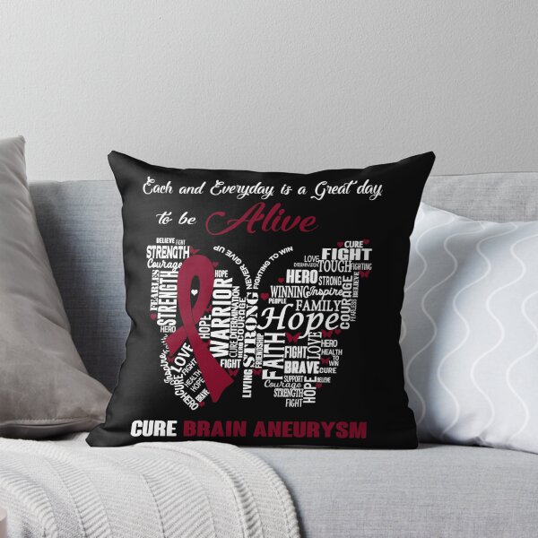 Item preview, Butterfly Ribbon Cure Brain Aneurysm Awareness designed and sold by Tadmab.