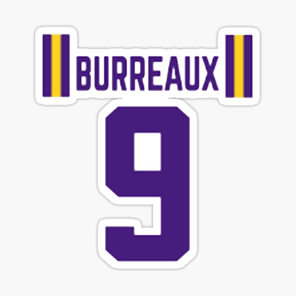 Item preview, joe burrow 9 sticker  designed and sold by BLB7.