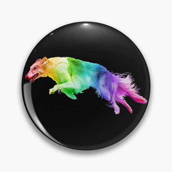 Item preview, Running Rainbow Borzoi Dog designed and sold by Deborah Camp.