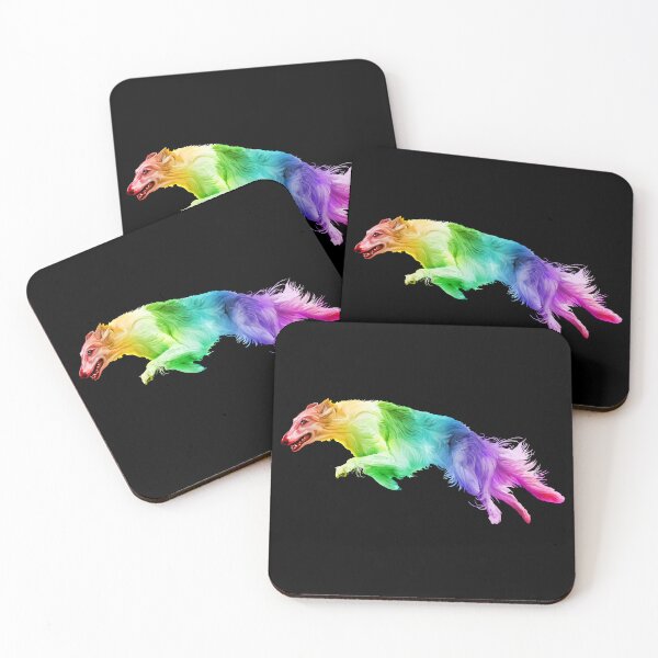 Item preview, Running Rainbow Borzoi Dog designed and sold by Deborah Camp.