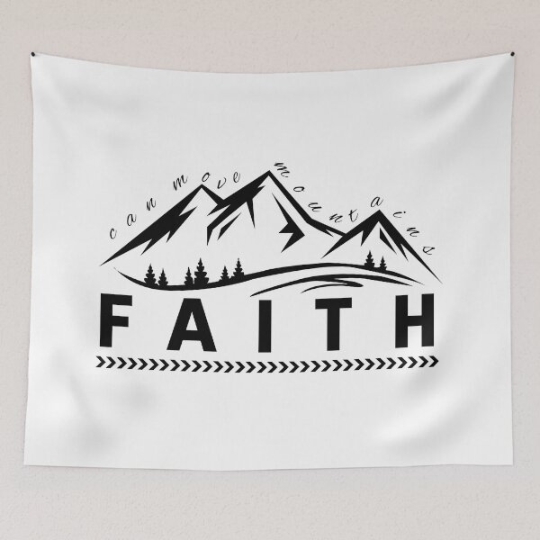 Item preview, Faith Can Move Mountains designed and sold by AboveFreedom.