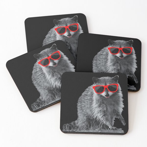 Item preview, Little Raccoon Buddy With Sunglasses  designed and sold by TheBigShop1.