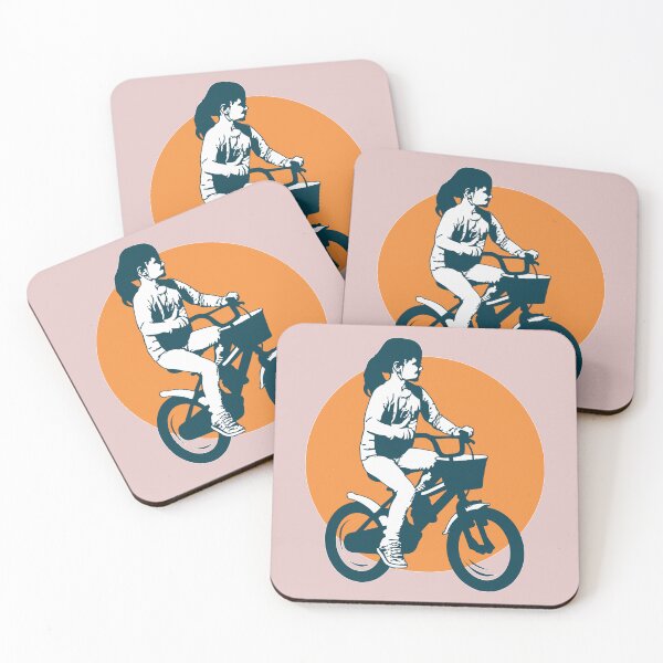 Item preview, Little Girl Riding A Bicycle  designed and sold by franktact.