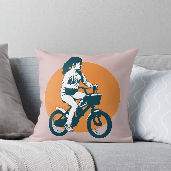 Item preview, Little Girl Riding A Bicycle  designed and sold by franktact.