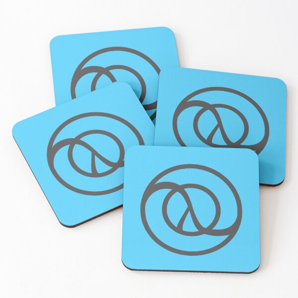 Item preview, \Clojure logo grey on light blue designed and sold by yisraeldov.
