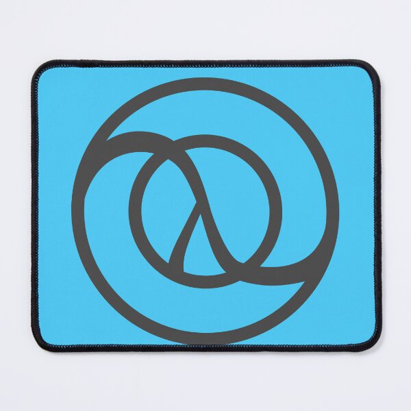 Item preview, \Clojure logo grey on light blue designed and sold by yisraeldov.