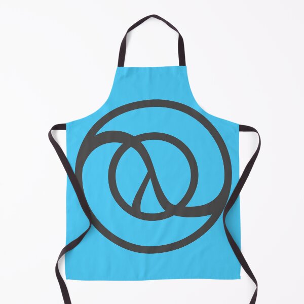 Item preview, \Clojure logo grey on light blue designed and sold by yisraeldov.