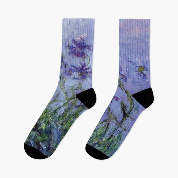Item preview, Claude Monet's Lilac Irises designed and sold by mosfunky.