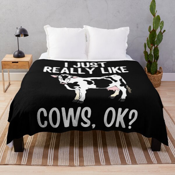 Item preview, I Just Really Like Cows OK Funny Cow Farmer Cattle Lovers designed and sold by cimibaka25.