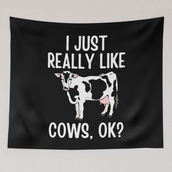 Item preview, I Just Really Like Cows OK Funny Cow Farmer Cattle Lovers designed and sold by cimibaka25.