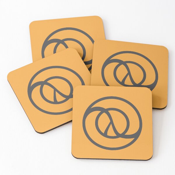 Item preview, Clojure logo grey on orange designed and sold by yisraeldov.