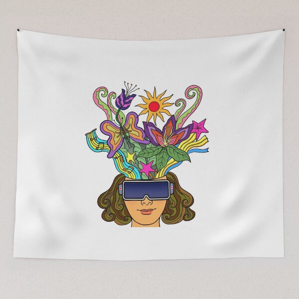 Item preview, Virtual Reality Metaverse Creative Beautiful Mind Fantasy designed and sold by Nalidsa Sukprasert.