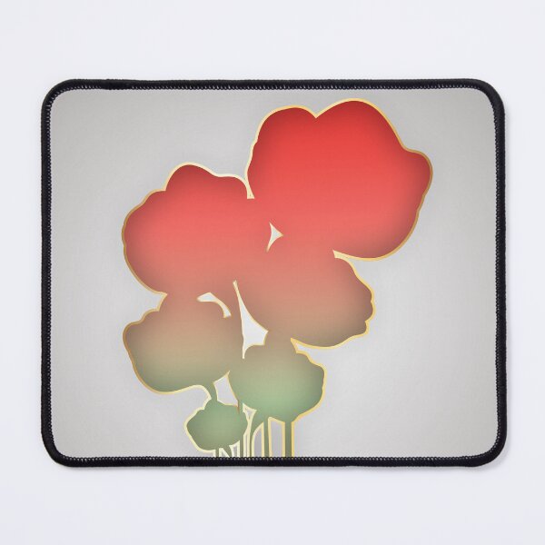 Item preview, Red and Gold Poppies Floral Illustration designed and sold by IZiets.