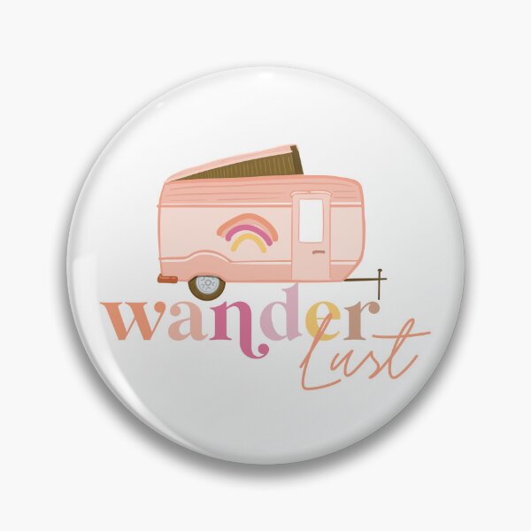 Item preview, Wanderlust Traveler Vintage Retro Camper designed and sold by Moodthology.