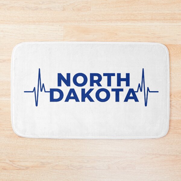Item preview, North Dakota Heartbeat Line designed and sold by teewearstyle.