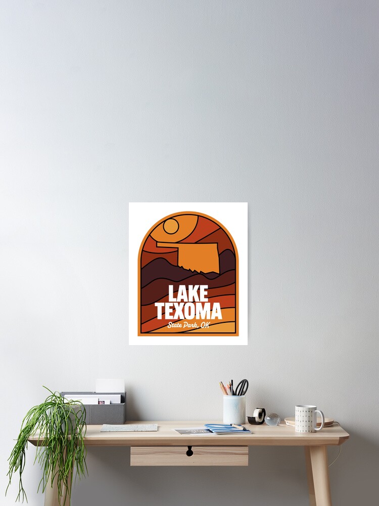 Imagen 2 de 3, Póster con la obra Lake Texoma State Park Oklahoma, diseñada y vendida por HalpinDesign.