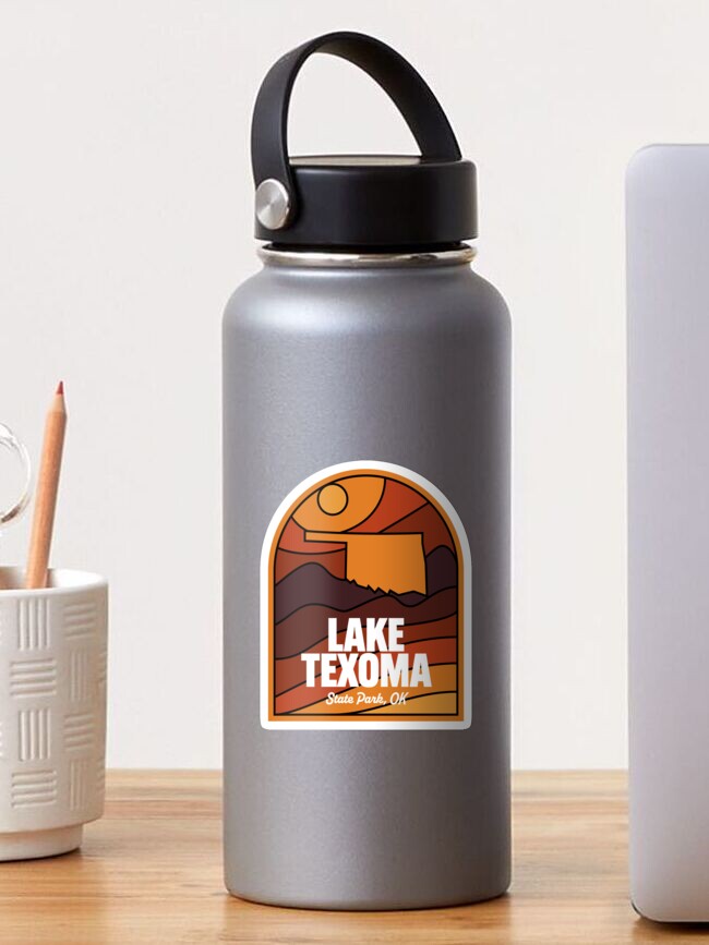 Imagen 1 de 3, Pegatina con la obra Lake Texoma State Park Oklahoma, diseñada y vendida por HalpinDesign.