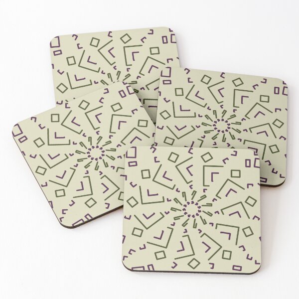 Item preview, Patrón de sueño morado, verde y crema, EZonThei designed and sold by EZonThei.