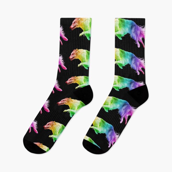 Item preview, Running Rainbow Borzoi Dog designed and sold by Deborah Camp.