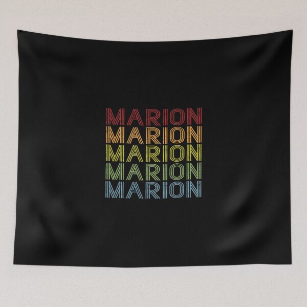 Aperçu de l'œuvre T-shirt Marion Name - Marion Vintage Retro Marion Name Gift Item Tee créée et vendue par chezeva.