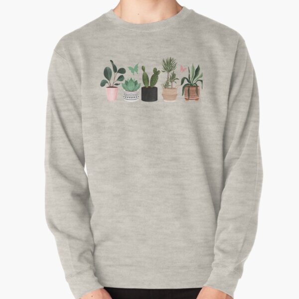 Vista previa del artículo con la obra «Plantas de casa en maceta de acuarela boho», diseñado y vendido por Moodthology.