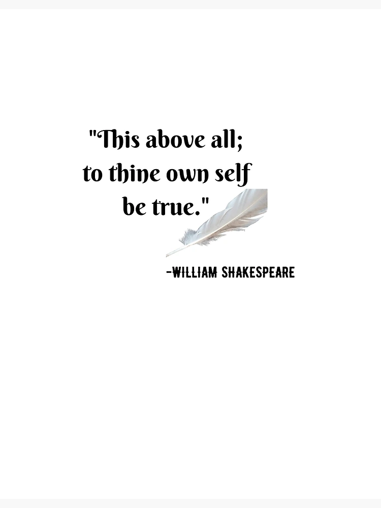 Tableau ou poster personnalisé citation Votre présent- William Shakespeare