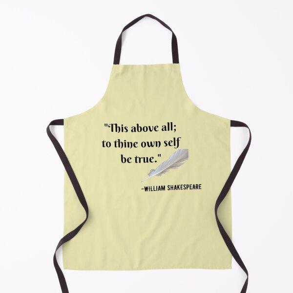 Item preview, William Shakespeare Quote To thine own self be true designed and sold by tomorrowsart.