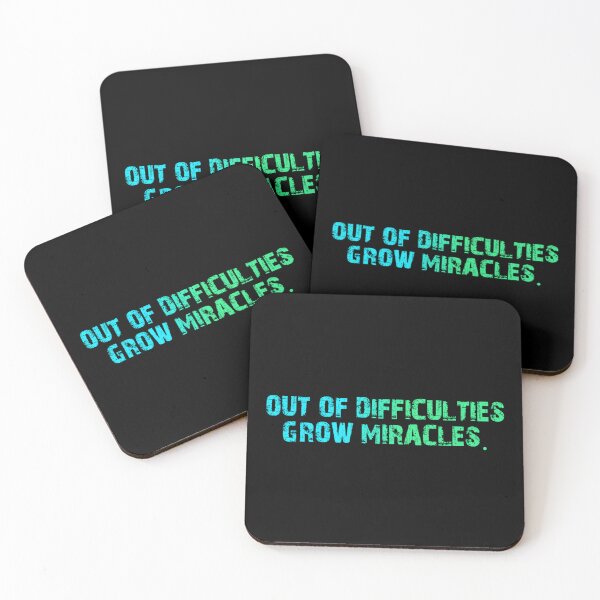 Item preview, Out Of Difficulties Grow Miracles designed and sold by Organized Chaos Designs.