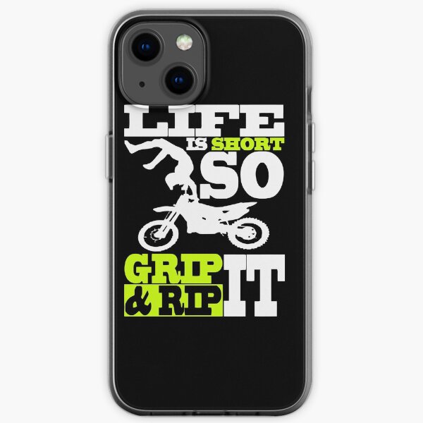 Motocross, - Dirt Bike - Motorrad iPhone Flexible Hülle