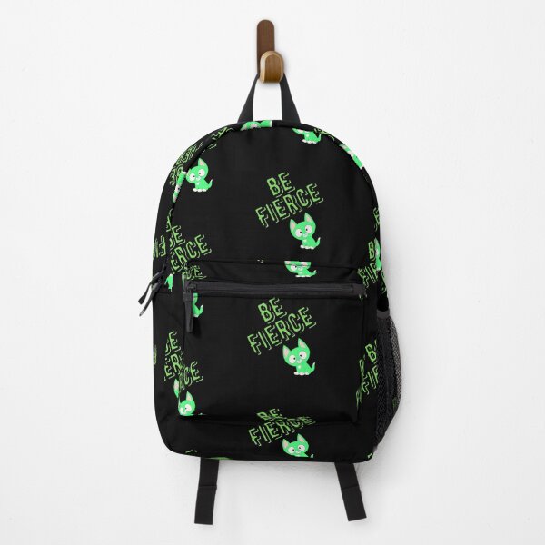 Item preview, Be fierce green cat kitten designed and sold by MGuyerArt.
