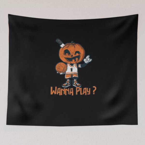 Item preview, Pumpkin Dead Zombie Basketball Player designed and sold by Printed-Memes.