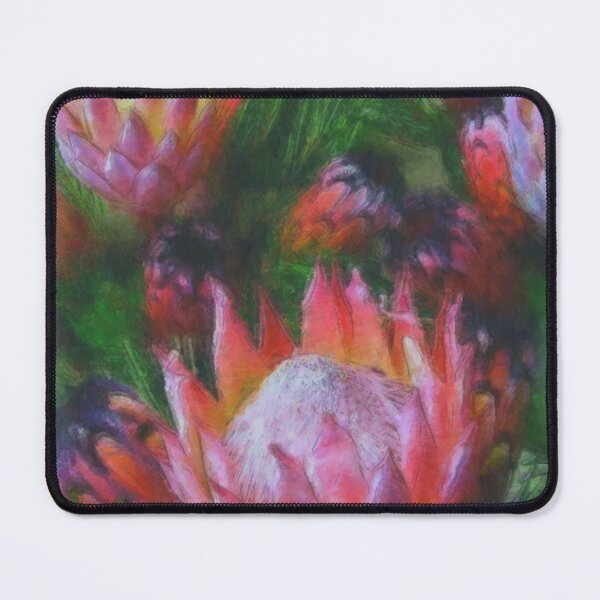 Item preview, Three King Proteas Flowers Floral Illustration designed and sold by IZiets.
