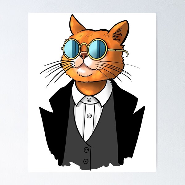 Cat Pfp , Funy cat Poster for Sale by GaliaTati