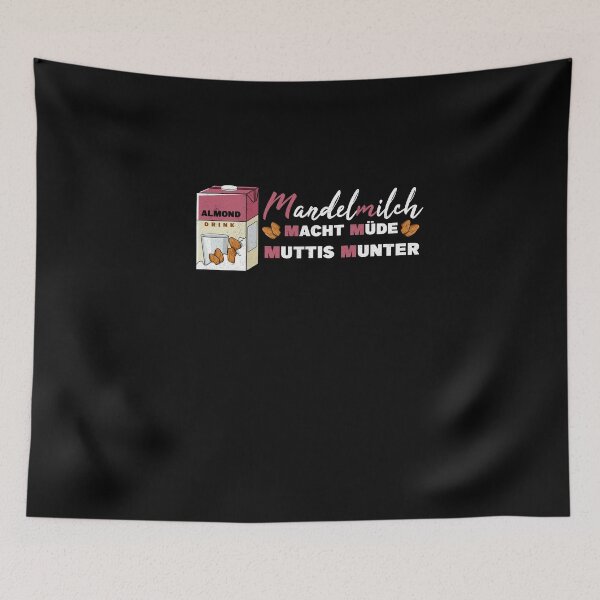 Item preview, Almond milk makes tired mothers perk vegan saying designed and sold by Printed-Memes.